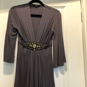 Sky top embellished with glass beads